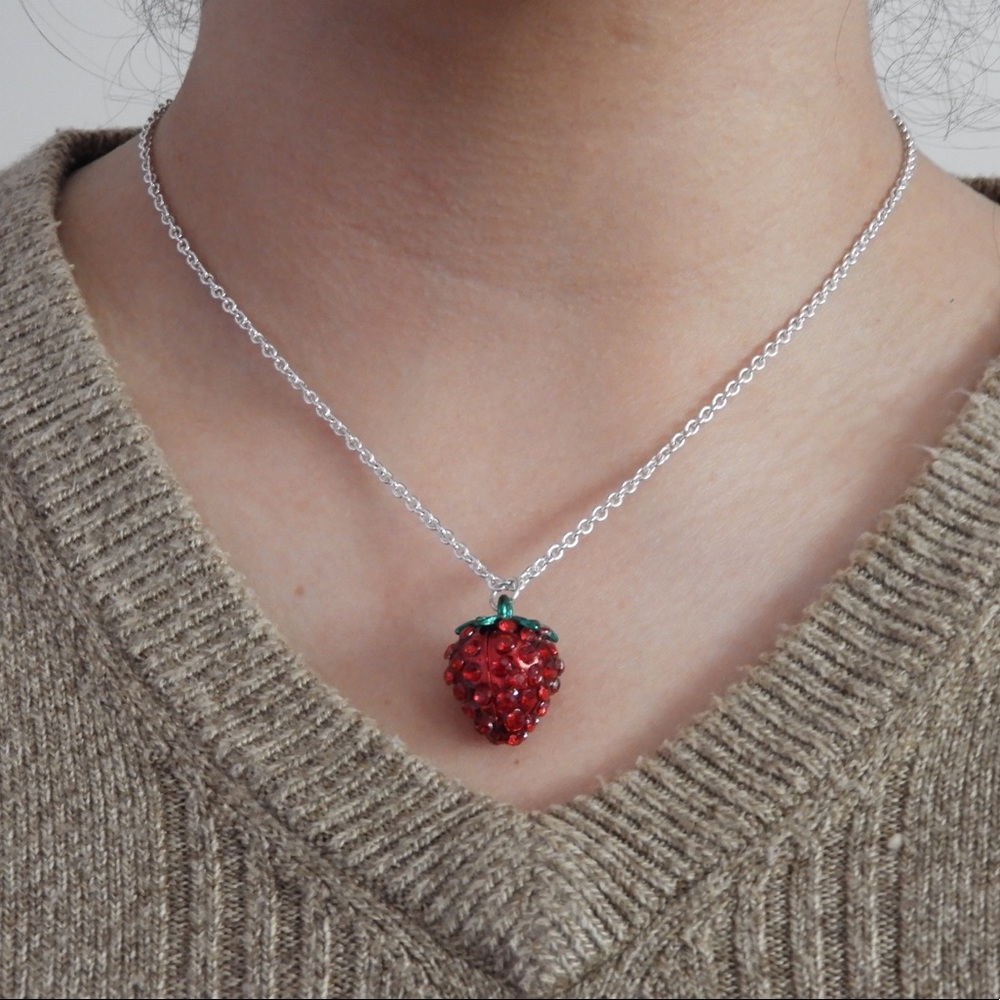 Strawberry necklace